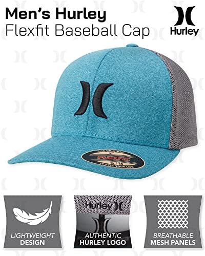 Бейзболна шапка Hurley Men ' s Icon Textures Flexfit с текстура за мъже