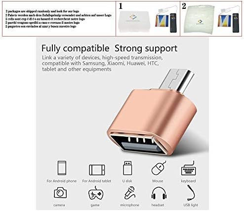 Кабел-адаптер Micro USB 2.0 OTG Конвертор за мобилен телефон Android за Samsung USB Tablet Pc на флаш памет Мишка