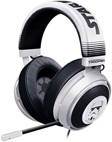 Детска слушалки Razer Kraken: Лека алуминиева рамка; Разтегателен шумоизоляционный микрофон - за PC, PS4, PS5 Switch, Xbox One, Xbox Series X & S, мобилни устройства; Аудио система с 3.5 мм - Storm