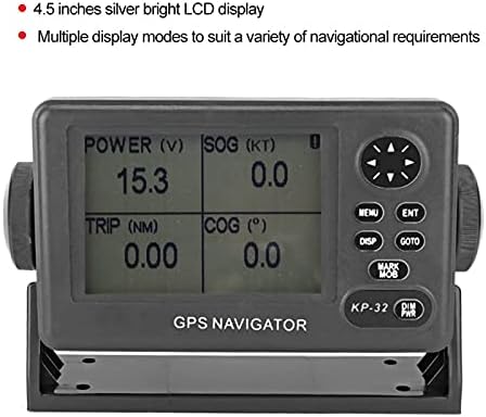Морски GPS Навигация локатор， Yctze ONWA KP-32 GPS/SBAS Морски навигатор на 4,5-инчов LCD дисплей GPS Навигация локатор