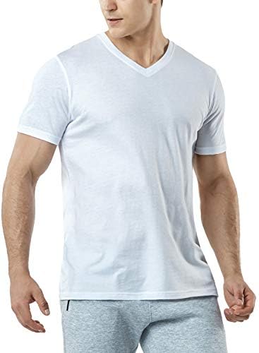Мъжки Спортни Ризи TSLA За Движение, Динамични Памучни Ризи За Фитнес, бързо съхнещи Тениски За тренировки С