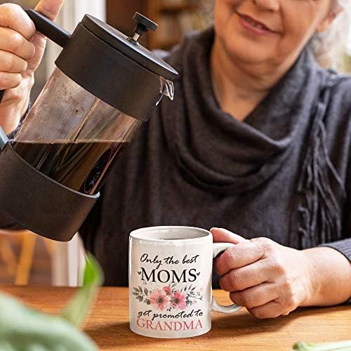 GTR SOURCE Бабушкина чаша - Само най-добрите майки получават титла баба ви - Керамична чаша за Подаръци за майките - Подарък на баба - Побира до 11 грама - Микровълнова печк?