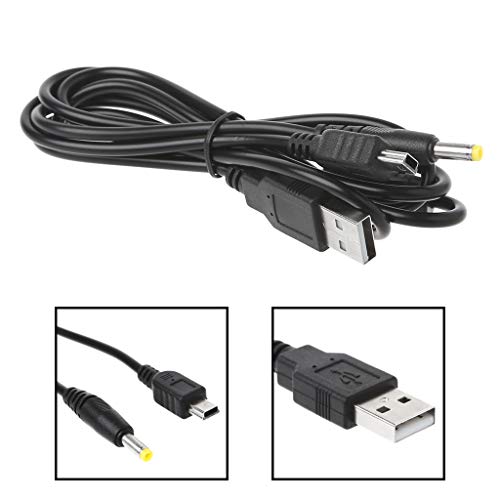 Yziss 2-в-1 USB Кабел за данни, Зарядно Устройство, кабел за зареждане Кабел за PSP 2000 и 3000 Слот Аксесоари