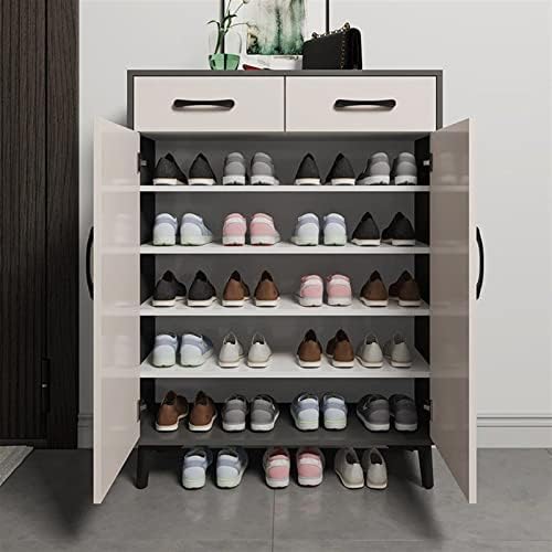 Входната шкаф за съхранение на AJITH, Шкаф За обувки, богат на функции Органайзер, Полк, Стойка за обувки, Органайзер, Домакински