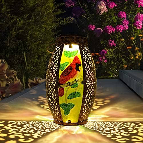 На слънчева светлина за Външен Окачен Лампа-Огромните Стъклени Лампи на Слънчеви Батерии, Декоративна Водоустойчива