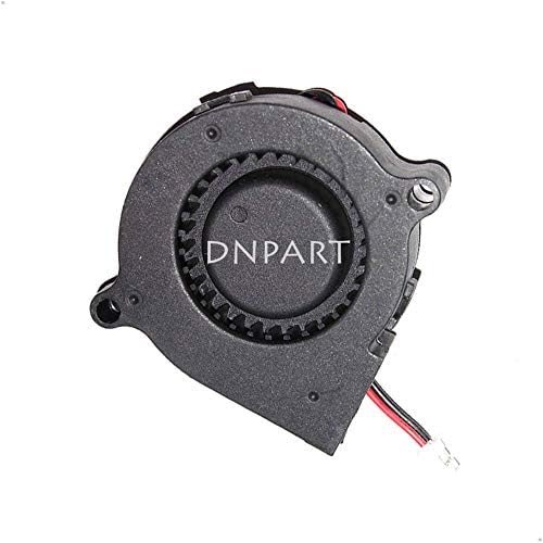 DNPART Съвместим за EVERCOOL EC5015L12E-B 50x50x15 мм DC12V 0.10 A 2-жичен на Вентилатора за охлаждане на 50x50x15