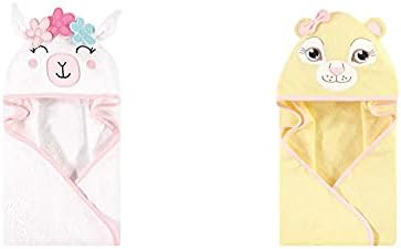 Хавлиена кърпа с качулка За новородени момичета Хъдсън, 2 опаковки, Момиче-Елф Мечка
