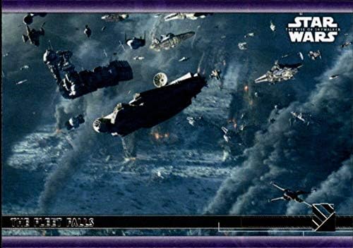 2020 Начело Star Wars The Rise of Skywalker Series 2 Лилаво #91 Търговска карта Fleet Falls