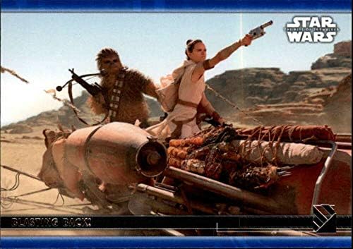 2020 Начело Star Wars The Rise of Skywalker Series 2 Сини 22 Изхвърлянето на РЕЙ, Търговия на картата ЧУБАККИ