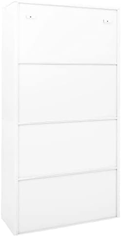 Офис шкаф imasay с Плъзгаща се врата Бял 35,4 x15.7x70.9 Стомана за инструменти и домашни организация