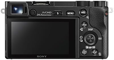 Беззеркальная цифров фотоапарат Sony Alpha a6000 24,3-Мегапикселов фотоапарат slr с 3.0-инчов LCD дисплей- Само тялото