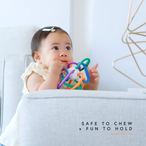 Детска играчка за никнене на млечни зъби Quark Thiingy - Тъчпад играчка със силиконови пръстени и м, които