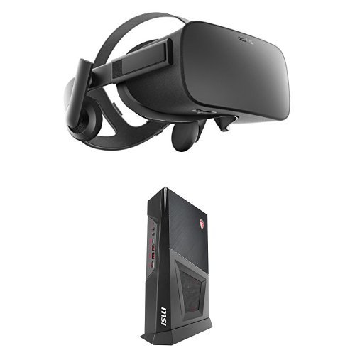Oculus Rift - Слушалки за виртуална реалност и Игра на настолен компютър MSI Trident 3 i5-7400 GTX 1060 с 32 GB оперативна