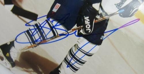 Eva Подписа Автограф 8x10 Снимка на I - Снимки на НХЛ с автограф