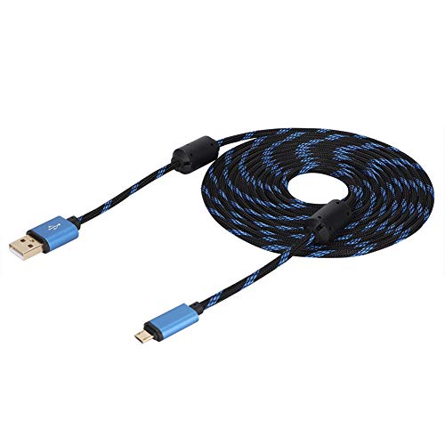 Тежкотоварни кабел за зареждане SHYEKYO, Силна, Бърза Скорост на зареждане, USB Кабел за зареждане от 3 M, устойчив на абразия Micro USB Тежкотоварни за химикалки