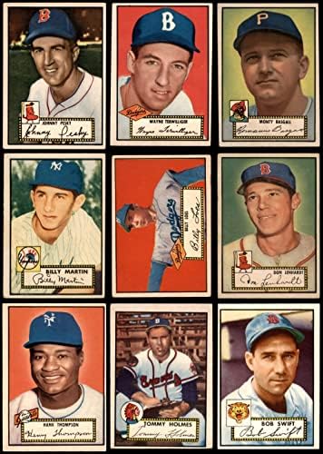 1952 Topps Бейзболен комплект с ниски номер (Baseball Set) VG