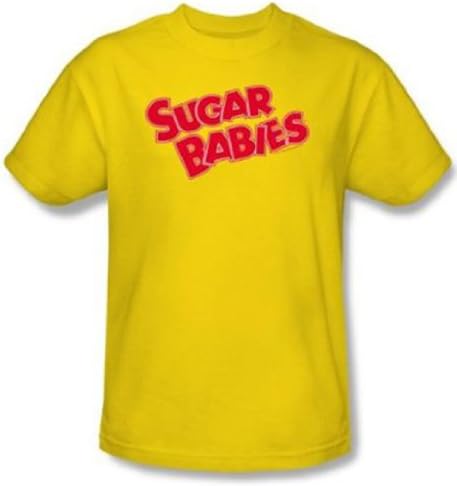 Тениски Tootsie Roll - Жълта тениска За възрастни Sugar Babies