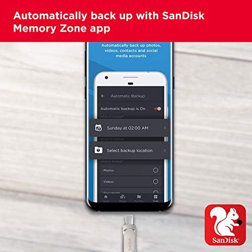 Флаш памет 64GB SanDisk Ultra Dual Drive Luxe USB Type C (5Y - SDDDC4-064G-I35, сребро)