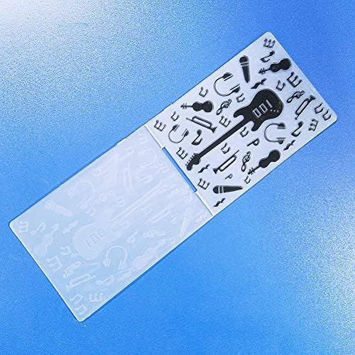 Пластмасова папка за релеф (4-1/8 x 5-13/16 | за китара) Хартиени Изделия Пластмасови Текстурирани-важните