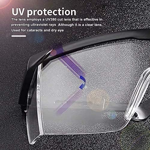 5 Опаковки Защитни Очила, Z87 Прозрачни фарове за Очила За защита на очите от широка визия, Блокиране на UV 400 Очила