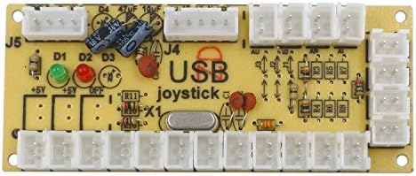 SJJX 2 Играч в стил HAPP с Нула закъснение Универсален Слот USB Контролер към Джойстику за MAME и Raspberry Pi 1/2/3 RetroPie DIY Проекти