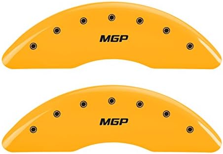 Капачки на челюстите MGP 23223SMGPYL MGP Комплект от 4 капачки апарати с надпис Отпред и отзад: MGP, Жълто Прахово покритие,