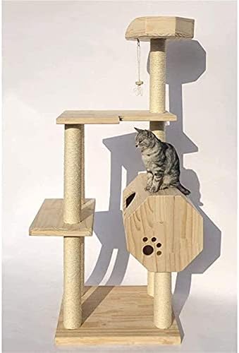 Когтеточка за етажната собственост Haieshop Cat Tree Котешка кула Котешки гнездо котешки Дърво Включена в