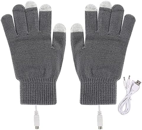 Ръкавици за лаптоп, Дамски и Топли, Подходящи Ръкавици през Зимата за Отопление за мъже USB Зимно Спортно оборудване