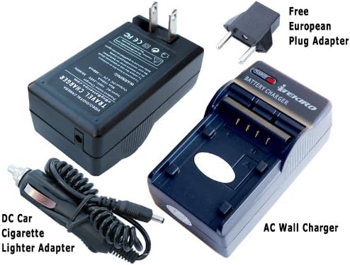 iTEKIRO AC Стенно Зарядно за Кола dc Комплект за Panasonic AG-HMC70P AG-HMC70PS + iTEKIRO 10-в-1 USB Кабел За зареждане