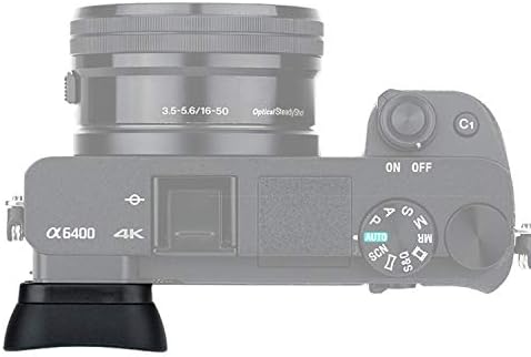 JJC KIWIFOTOS Ергономичен удължен наглазник за камерата a6600 a6500 a6400, наглазник a6600, наглазник a6500, наглазник a6400, окуляр a6600, визьор EP17, Размер: 41*27* 17 мм; Съвместим с Sony a6500 a6400 a6