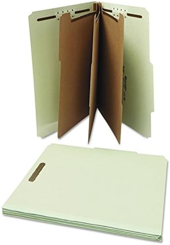Универсална папка за класификация на печатни платки 10293, писмо, Восьмисекционный, сиво-зелено, 10 бр/кор.