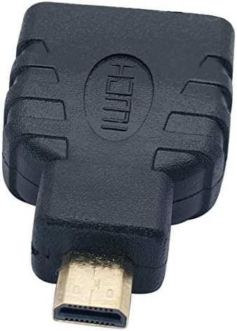 Адаптер AAOTOKK Micro HDMI-HDMI, Позлатени Свързващ конектор Micro-HDMI (Type D) Мъж-HDMI (Тип-A) Жена за