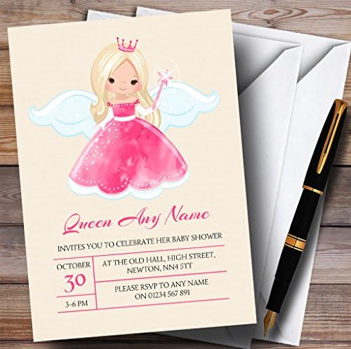 Пощенска Картичка Зоопарк Розови Покани Приказна Принцеса Покани За Участие В Детски Душ