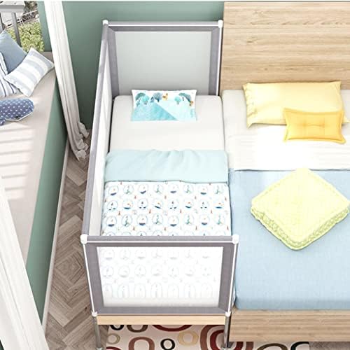 Бебешко легло с прострочкой, Подобрена Странична легло за Новородени от масивно Дърво за Момичета и Момчета,