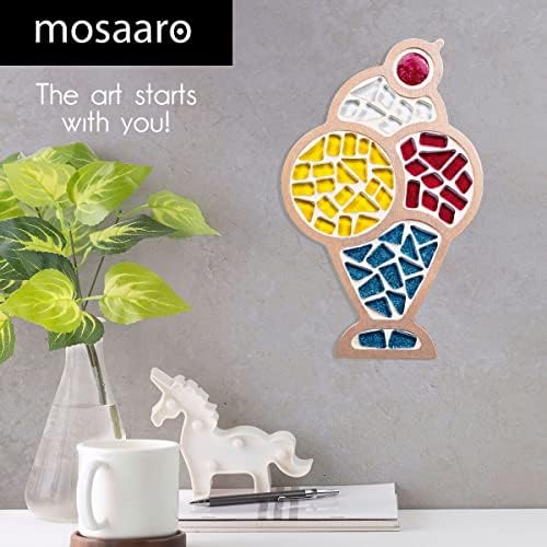 Комплект стъклени мозаичных Плочки Mosaaro Сладолед – Ексклузивно Изкуството на производството на изделия от