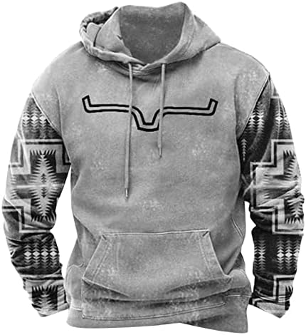 ADSSDQ Hoody Мъжки, Плюс Размера на Пуловер С Дълъг Ръкав Мъжки Зимни Дрехи За Плуване, Модерен и Удобен Пуловер С Качулка