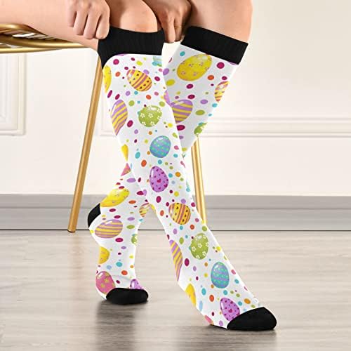 Компресия чорапи Wusikd Unicorn Котка за жени и Мъже Circulation Розови Дълги Чорапи за Бягане 1
