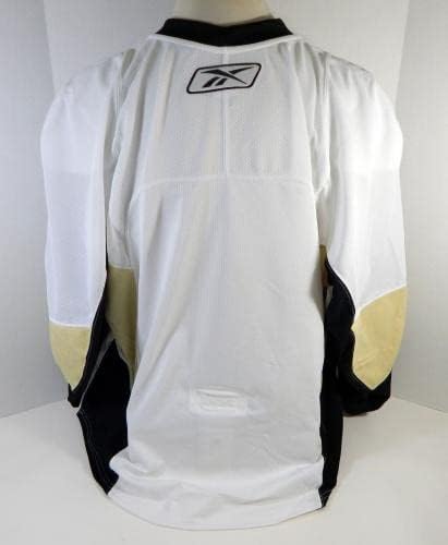 Питсбърг Пингуинс Празна Детска Бяла Риза Reebok 58 DP12409 - Използваните В играта Тениски НХЛ