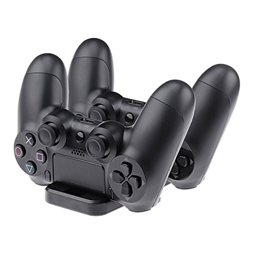 IV-P4003 Двойно USB зарядно устройство ще захранване на зарядно устройство за Sony Playstation PS4 Dualshock