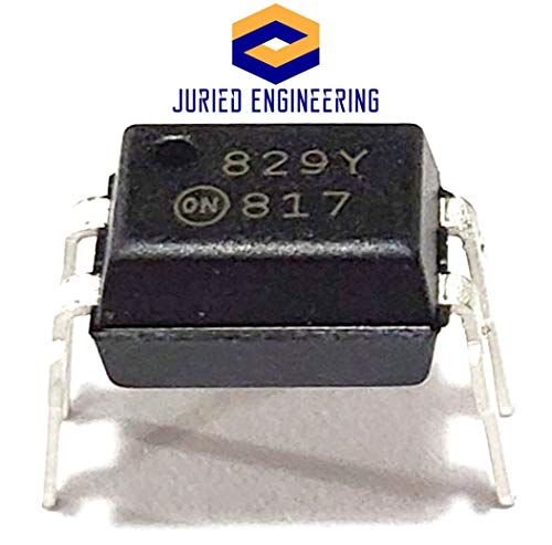 Juried Engineering FOD817 DIP4 с преминаващ отвор, едноканален фототранзистор 70 До 5000 Vrms, Оптоизолятор