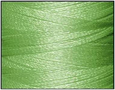 1 Тънки конци За бродиране от висококачествен полиестер - Фисташково-зелен P710-1100 ярда - 40 w