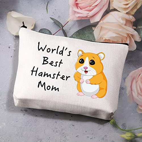 BDPWSS Косметичка за хамстер най-Добрата в света За майките-Хамстер Подарък за баба Хамстери Подарък за мама-хамстер