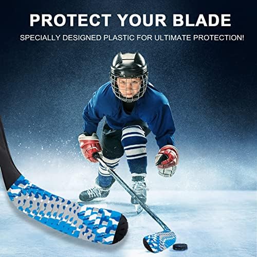Протектор нож Хокей стикове QQBALL, Защитен Кожух на Хокеен нож с тъканната хокей лента за тренировки и спортни практики