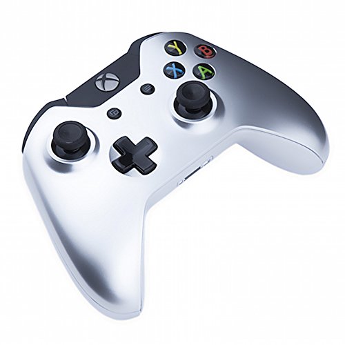 ModFreakz® Комплект черупки Лъскаво Сребристо Контролери За Xbox One Модели 1537