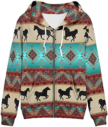 Дамски блузи Irisjudy Island Tribal джоб с джоб, Леопардовым принтом, Музикални Ноти, по-Големи Размери, Hoody с качулка, Спортно Палто
