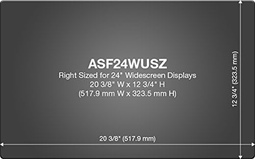 На екрана филтър за поверителност на Targus 4Vu за 24-инчов широкоекранен монитор със съотношение на страните