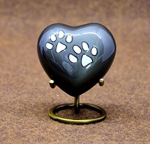 На площада | Кремационная Мини-урна с формата на сърце, плакет | Малка урна за праха, Погребение стомна, Гърне |