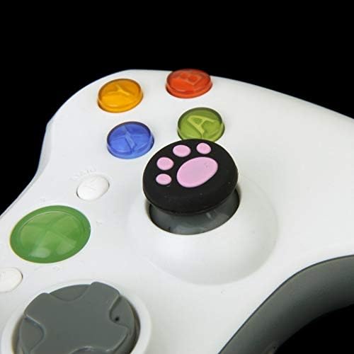 Силиконови дръжки за палец, капачка за джойстик, капачки за джойстик за PS4, Xbox ONE, Xbox 360, PS3, PS2, котешка куче на