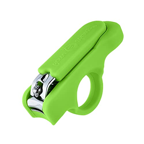 детска машина за рязане на нокти green sprouts | Безопасно подстригайте ноктите на бебето, за да не се надраска | Силиконов