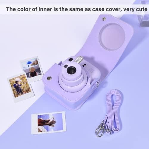 Калъф за фотоапарат MUZIRI KINOKOO за фотоапарат миг печат Fuji Instax Mini 12, за фотоапарат Polaroid Mini